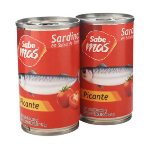 Sardina Suli Tomate Picante 2pack 320gr